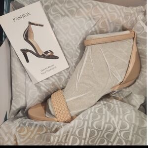 Pashion Footwear The Pashionista Sand Braid Leather 7.5